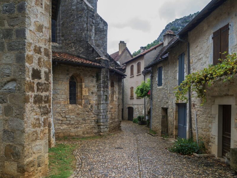 france medieval village
