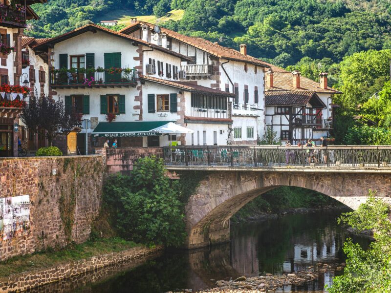 basque village Saint Jean Pied de Port