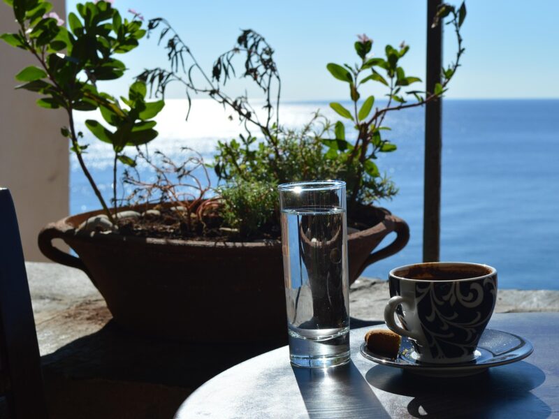 greece taverna sea