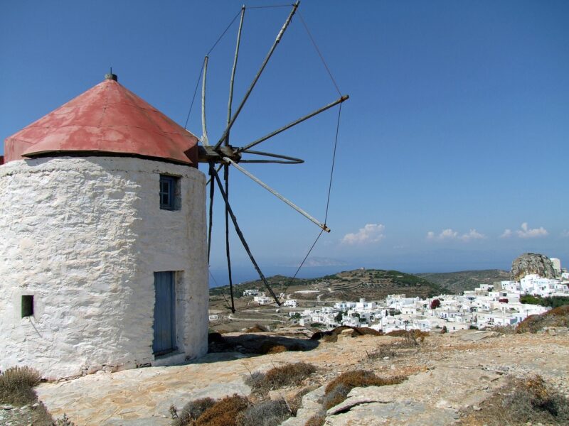 greece windmill