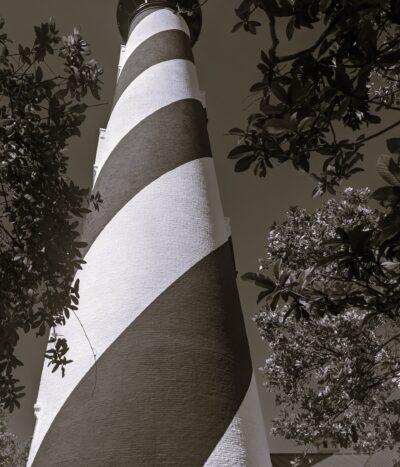St. Augustine Lighthouse bw