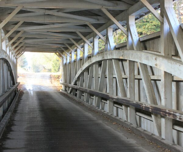 covered bridge inside