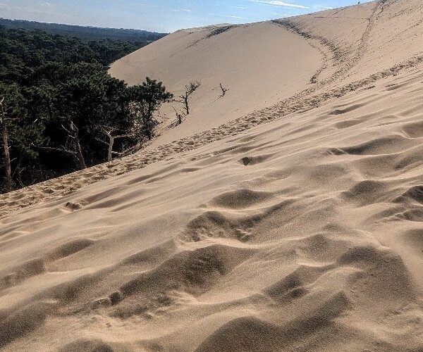 sand dunes close